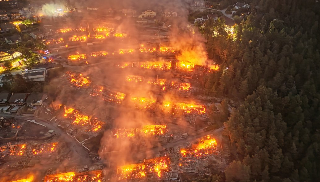 Storbrann i Krokstadelva