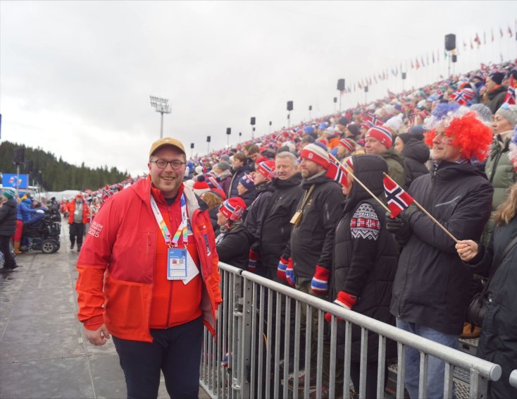 Bilde av bærekraftssjef fpr Ski-VM Ola Rønning