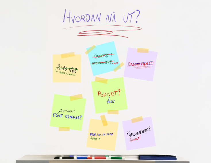 Illustrasjon redaksjonelle medier