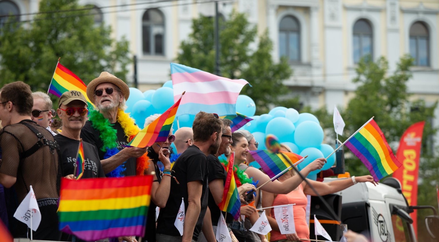 Bilde fra Pride-paraden i 2019.