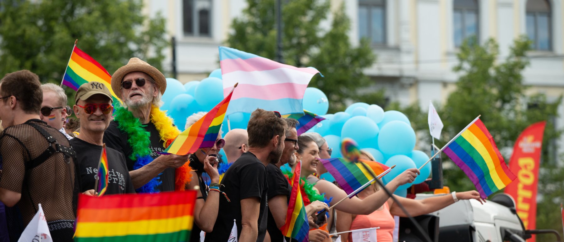 Bilde fra Pride-paraden i 2019.