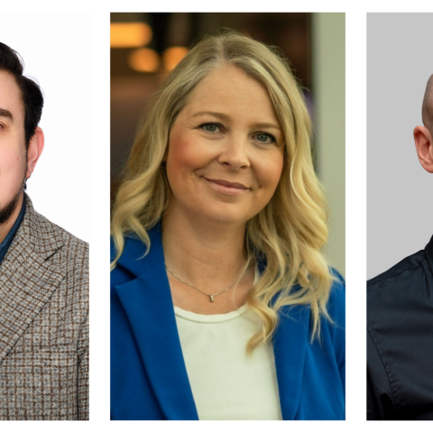 Modolf Moen, Cornelia Bjørke-Hill og Adam Tzur