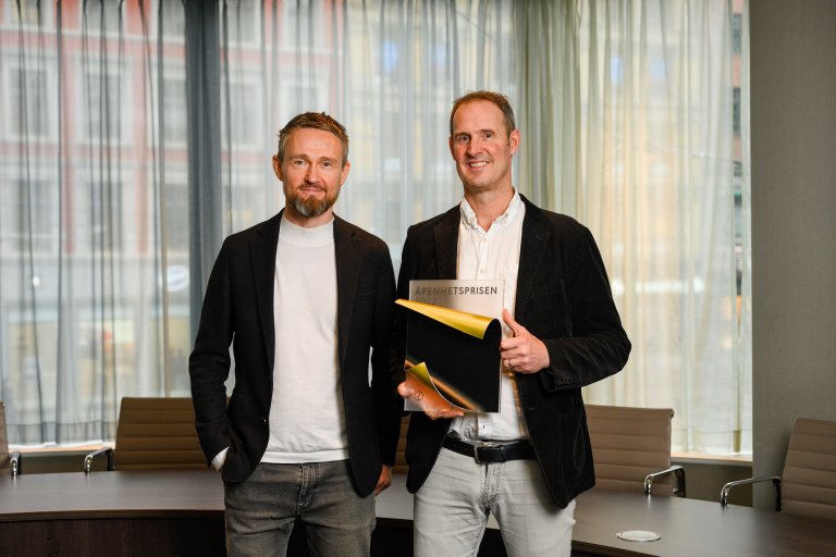 Juryleder Jan Christian Thommesen og  Bjørn Olav Jahr. Foto: Skjalg Vold