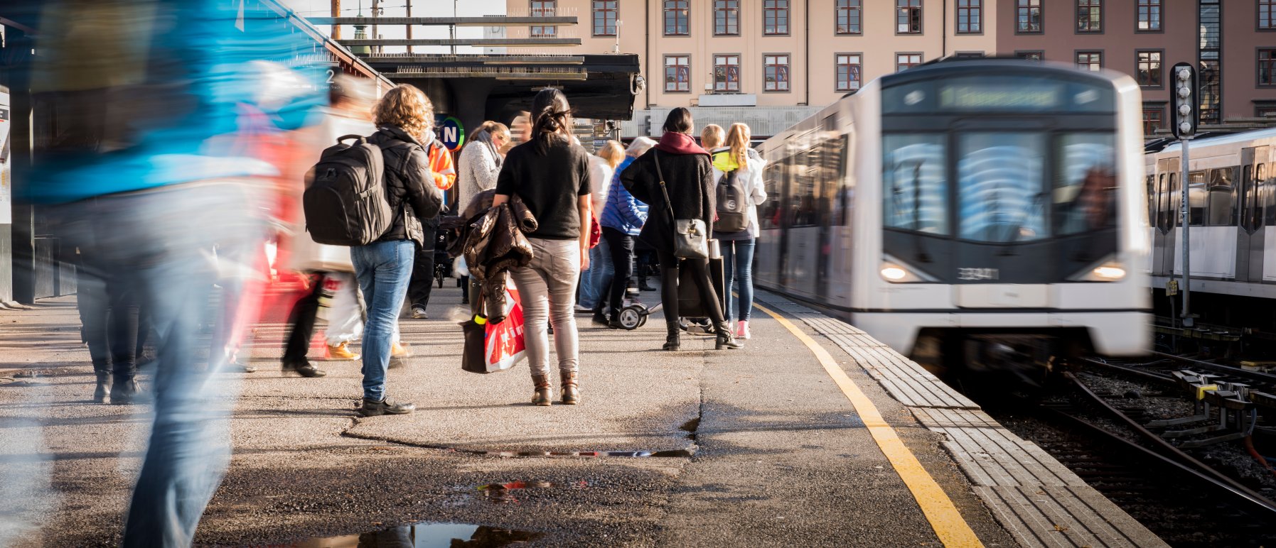 Foto: Birgitte Haneide/Ruter. Majorstuen stasjon.