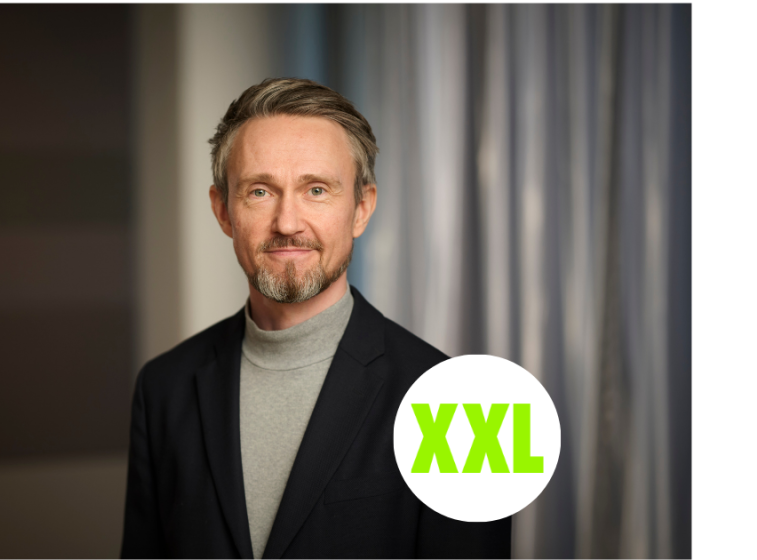 Portrett av Jan Christian Thommesen, kommunikasjonsdirektør i xxl.