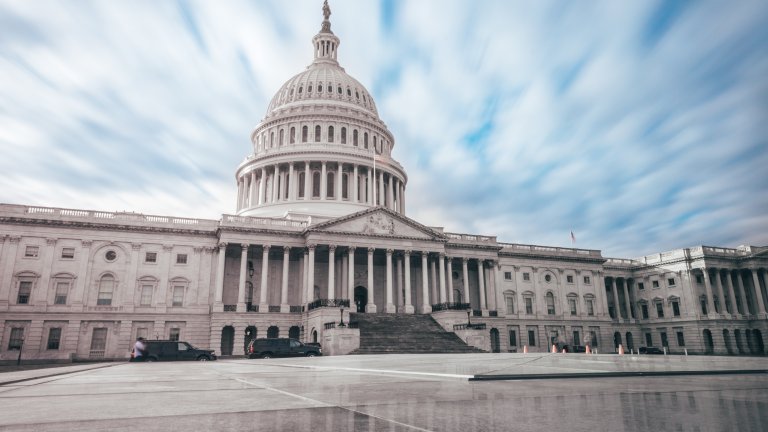 Illustrasjonsfoto av Capitol Hill, Washington.