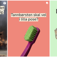 Skjermdump fra instagramkontoen @kildesorteringoslo