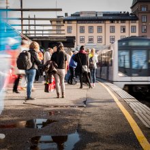 Foto: Birgitte Haneide/Ruter. Majorstuen stasjon.