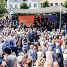 Åpeningsseremoni på Arendalsuka 2017. 